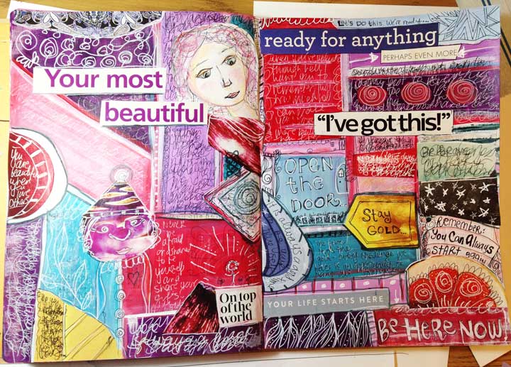 ART JOURNALING  Art journal pages, Art journal techniques, Art