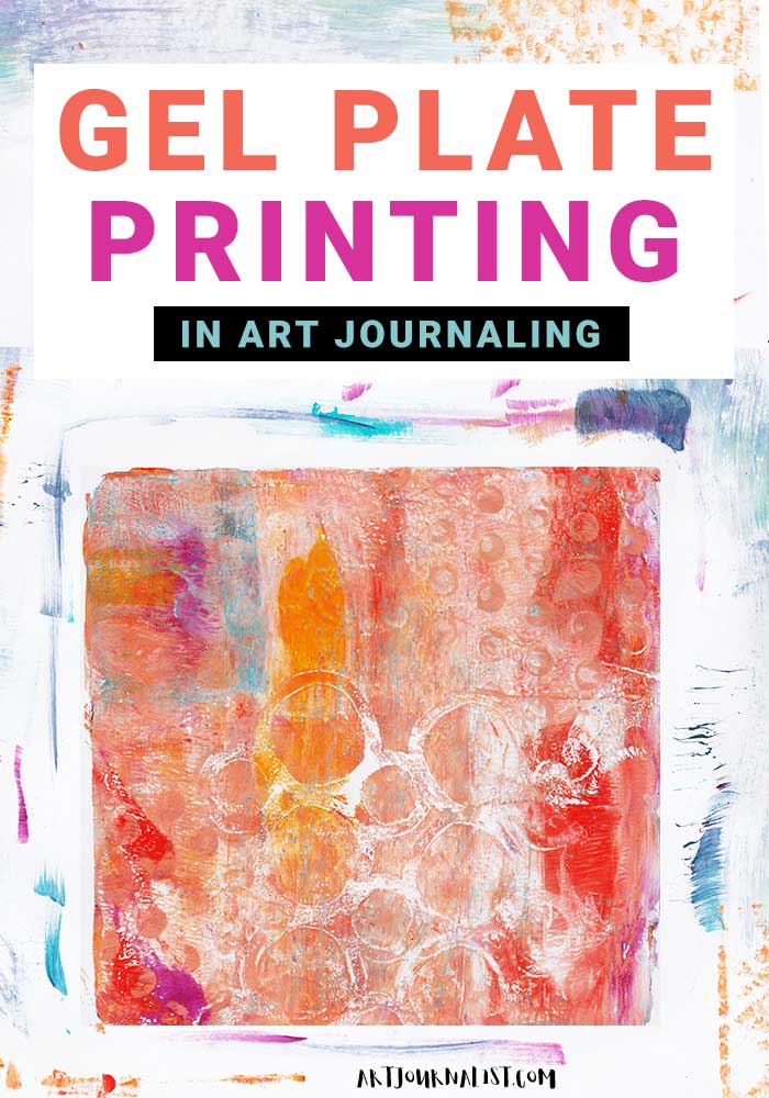 How to Make Gel Plate Prints for Art Journaling