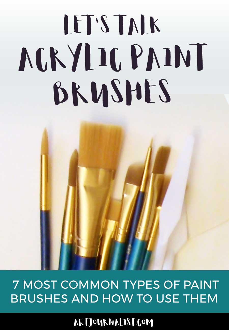 Acrylic Paint Brushes 101 Understanding Brush Types and Their Uses