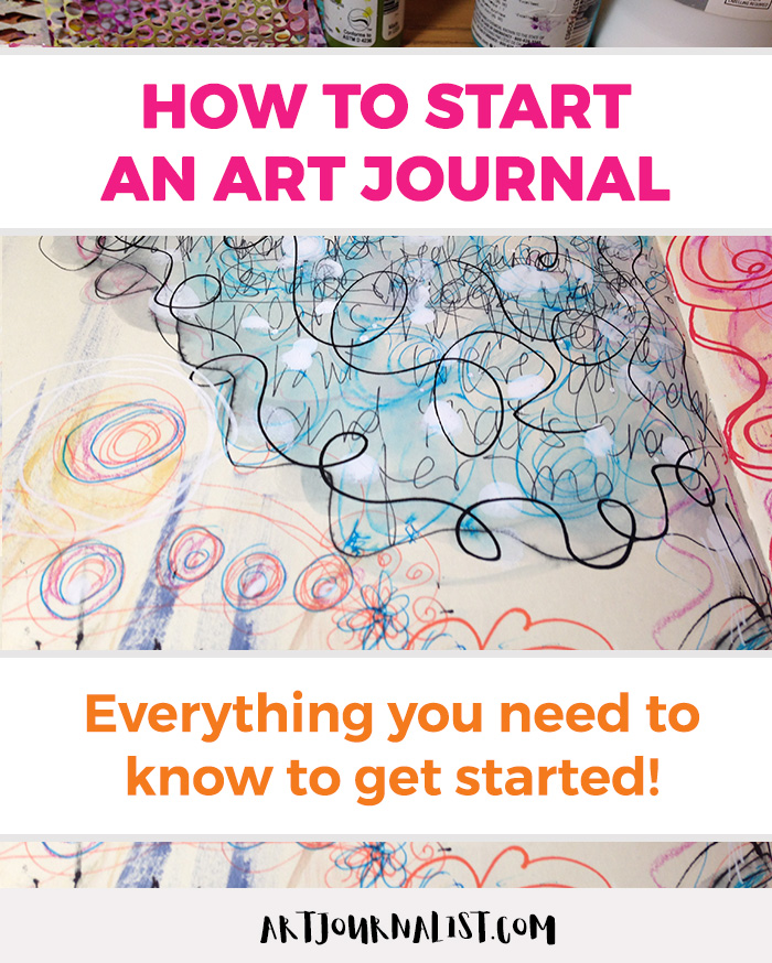 how to start an art journal