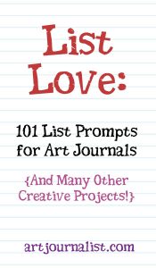 List Love: 101 List Prompts For Your Art Journals