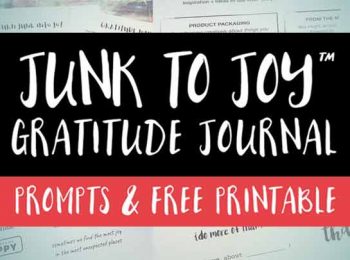 junk to joy gratitude journal prompts