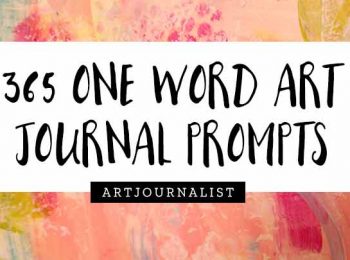 one word art journal prompts