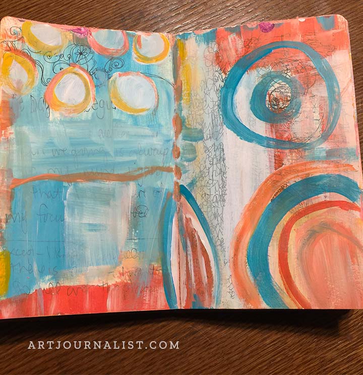 art journal background