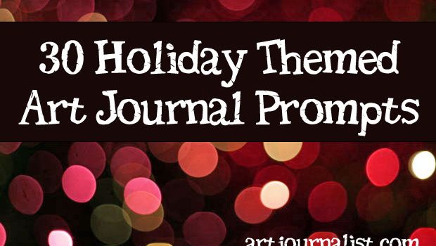 holiday art journal prompts