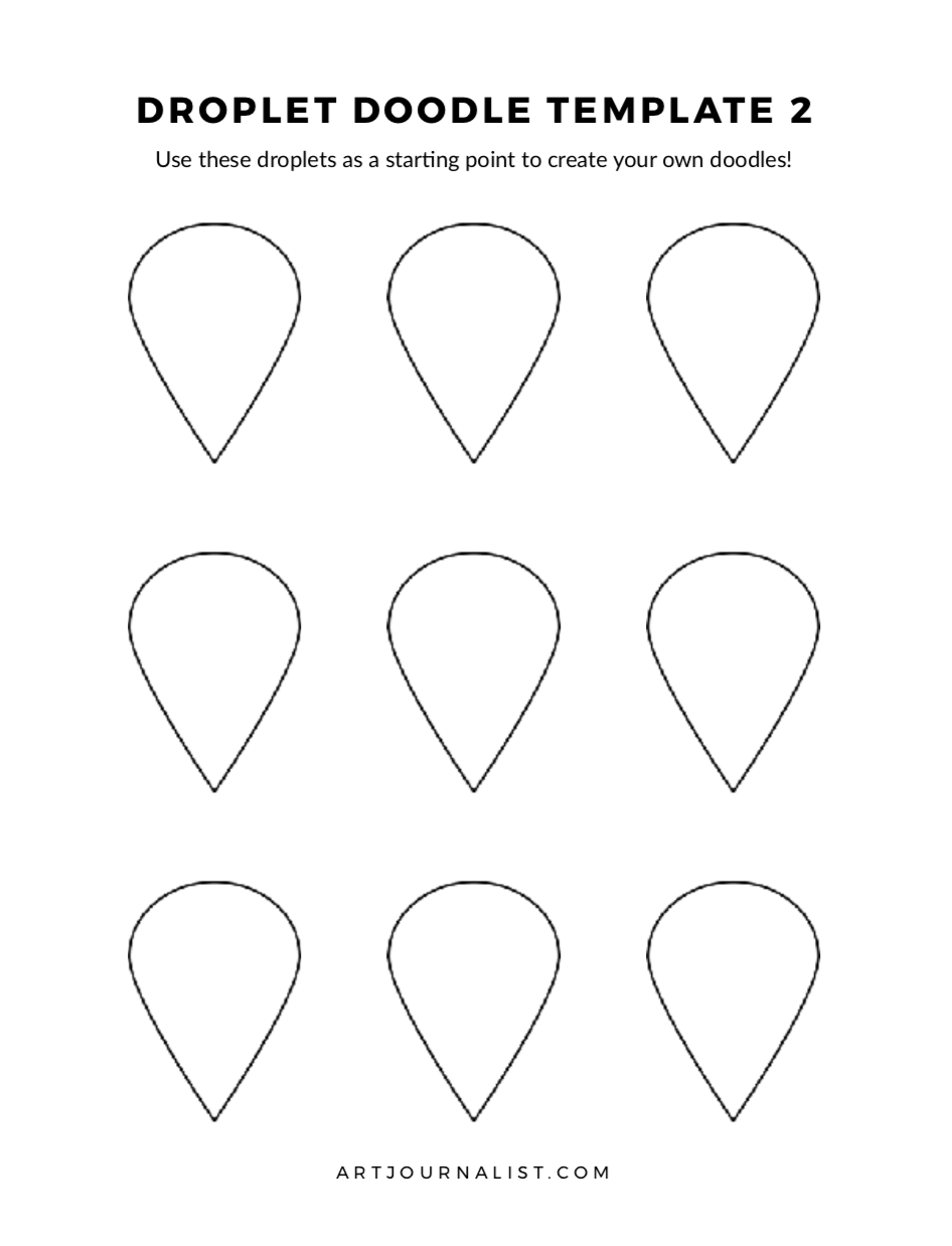 Free Printable Doodle Template Practice Sheets - Artjournalist