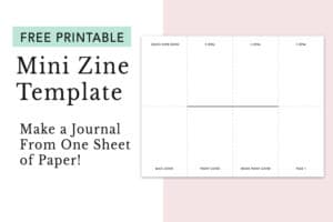 Free Mini Zine Template